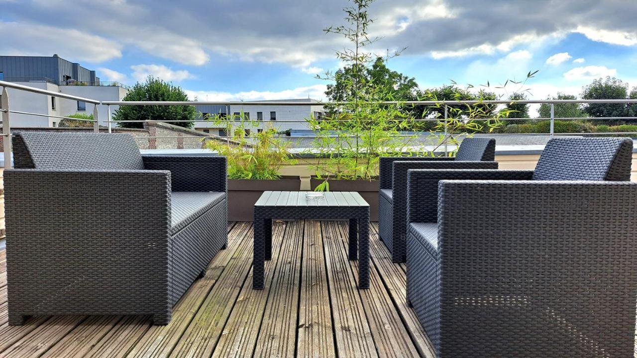 Le Canyon Rouen Centre By Myfrenchpat Terrasse & Parking Ngoại thất bức ảnh
